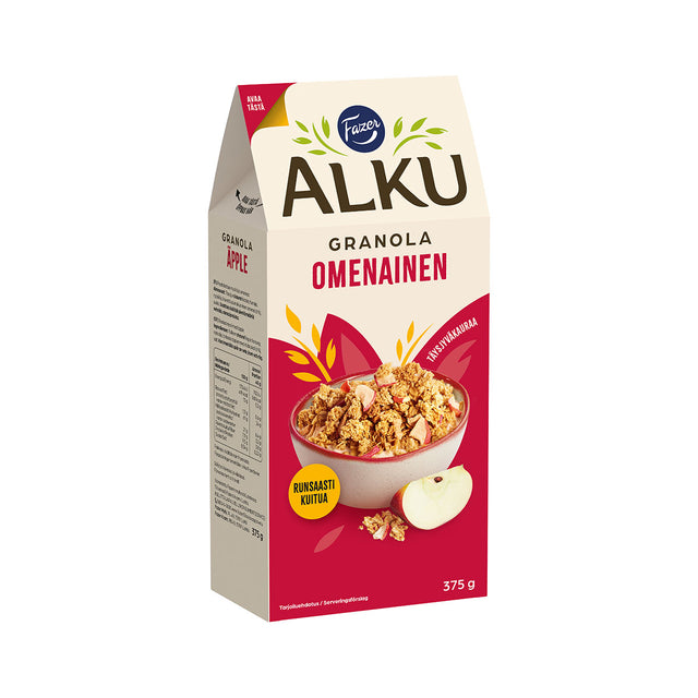 Fazer Alku Omenainen granola 375 g - Fazer Store