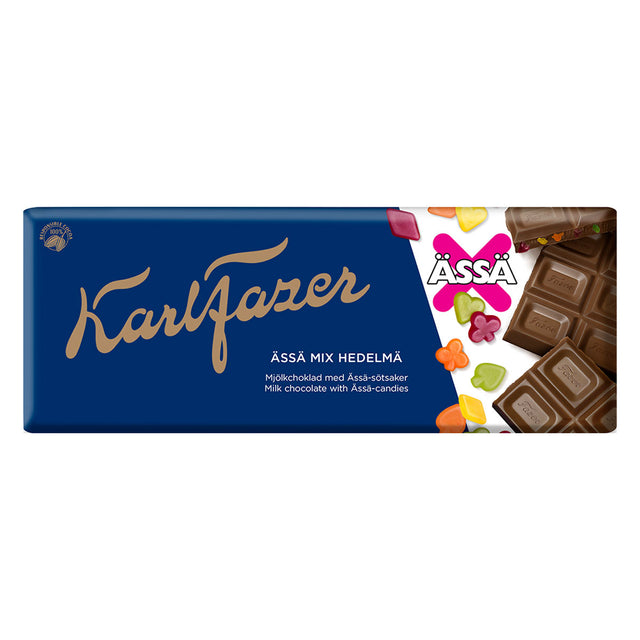 Karl Fazer Ässä Mix Hedelmä suklaalevy 200g - Fazer Store