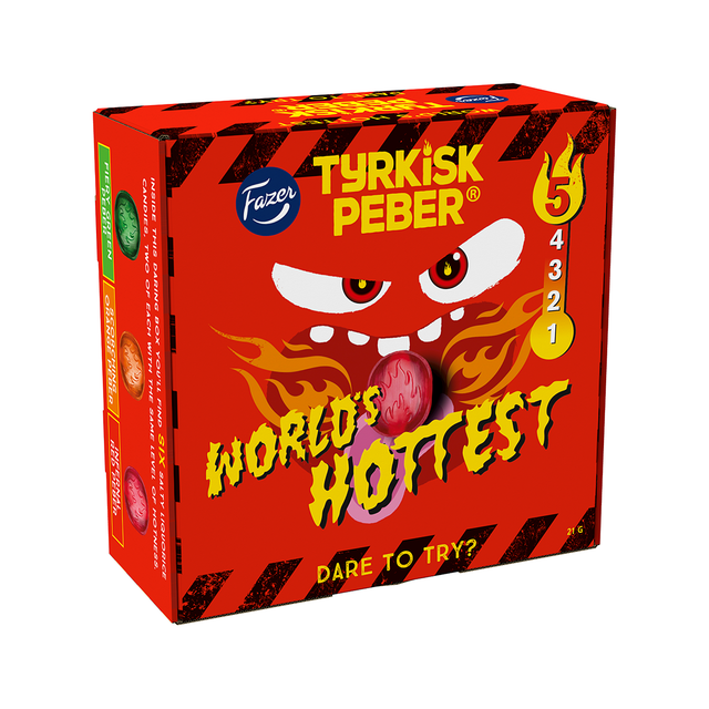 Tyrkisk Peber the World's Hottest 21g makeisrasia - Fazer Store
