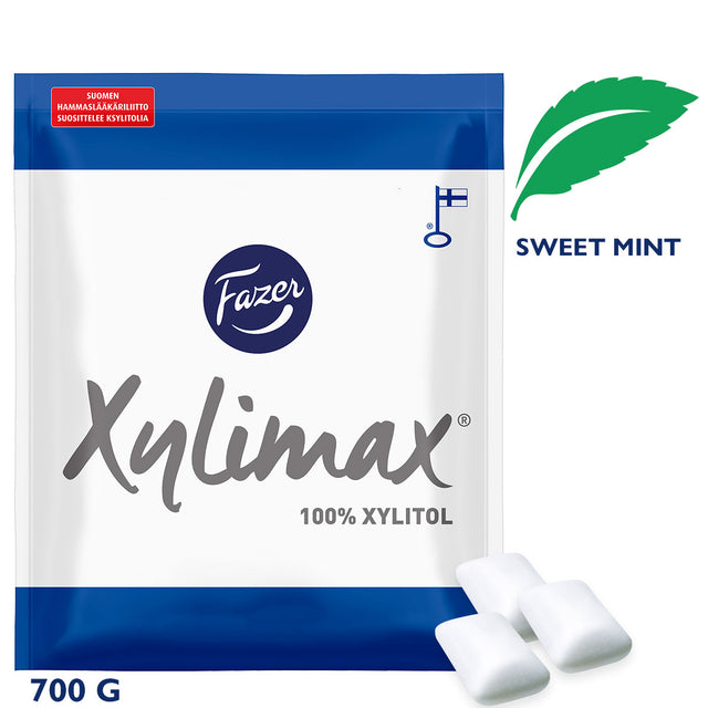 Xylimax Sweet Mint täysksylitolipurkka 700 g - Fazer Store