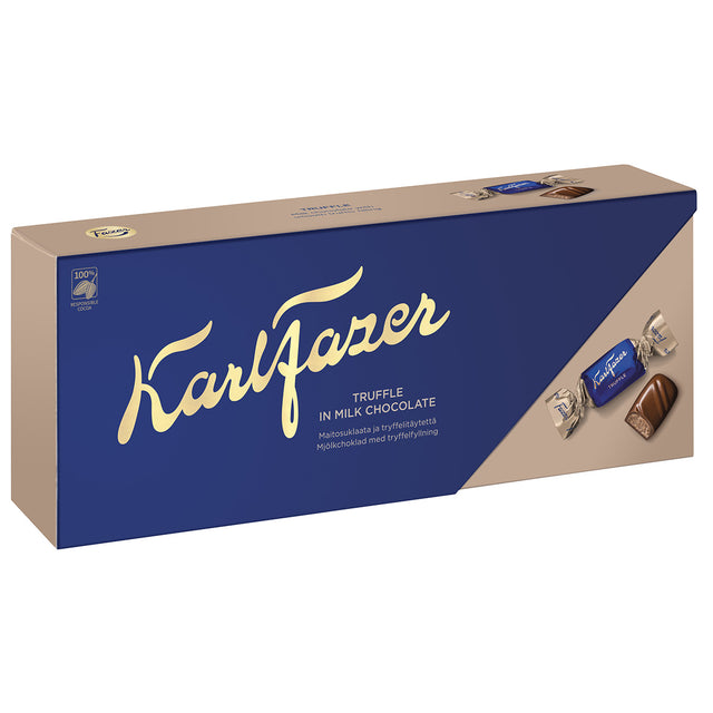 Karl Fazer maitosuklaatryffeli 270g suklaarasia - Fazer Store