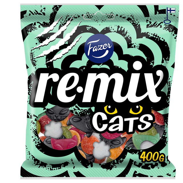 Remix Cats 400g karkkipussi - Fazer Store