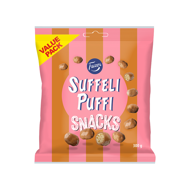 Suffeli Puffi Snacks pussi 300g - Fazer Store