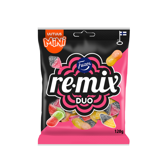 Remix Mini Duo karkkipussi 120g - Fazer Store