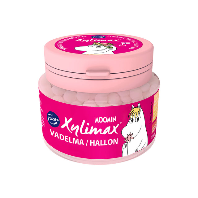 Xylimax Moomin Vadelmapastilli 90 g - Fazer Store