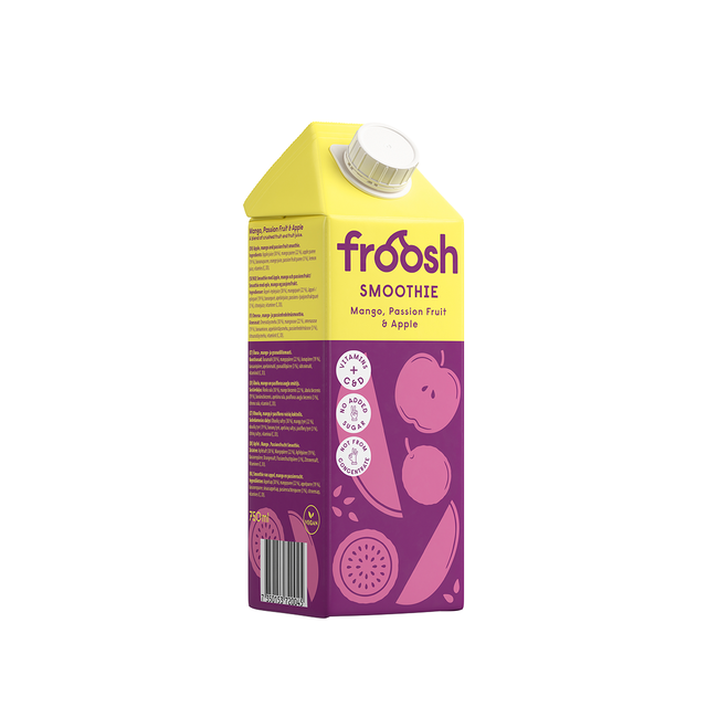 Froosh Smoothie Mango, Passionhedelmä & Omena 750 ml - Fazer Store