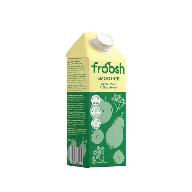 Froosh Smoothie Omena, Päärynä & Seljankukka 750 ml - Fazer Store