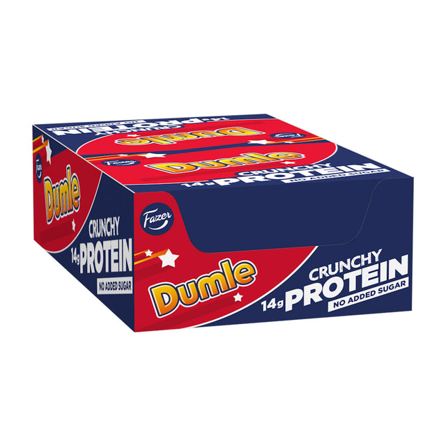 Dumle Crunchy Protein patukka 45g 15 kpl - Fazer Store