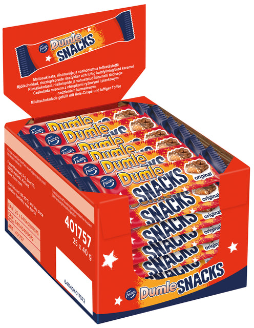 Dumle snacks 40 g suklaapatukka - Fazer Store