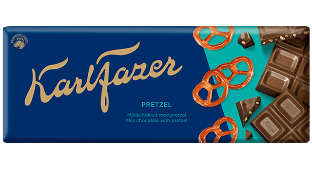 Suunnittele ja lähetä lahjaksi Karl Fazer Pretzel suklaalevy (SE) - Fazer Store