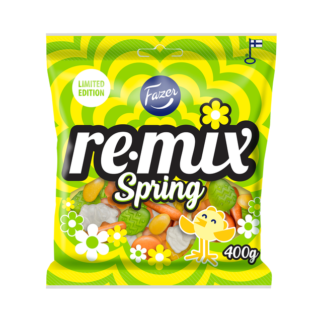 Remix Spring karkkipussi 400g - Fazer Store