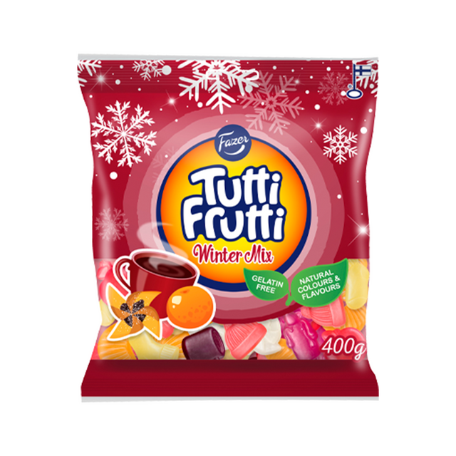 Tutti Frutti Winter Mix karkkipussi 400g