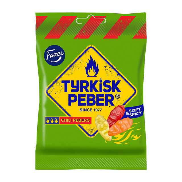 Tyrkisk Peber Chili Pebers karkkipussi 150g - Fazer Store