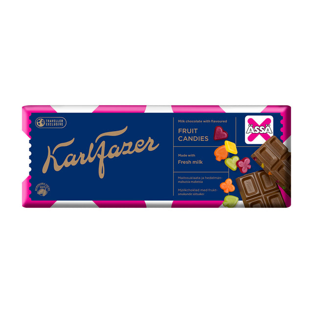 Karl Fazer Ässä Mix Hedelmä suklaalevy 250g TE - Fazer Store