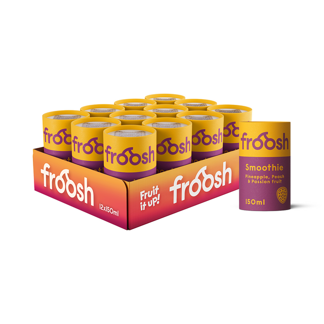 Froosh Smoothie Ananas, Persikka & Passionhedelmä 150 ml