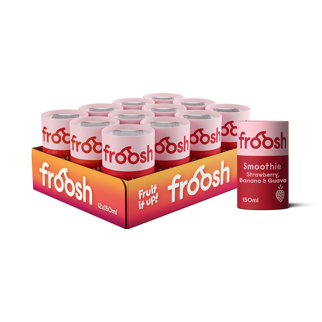 Froosh Smoothie Mansikka, Banaani & Guava 150 ml