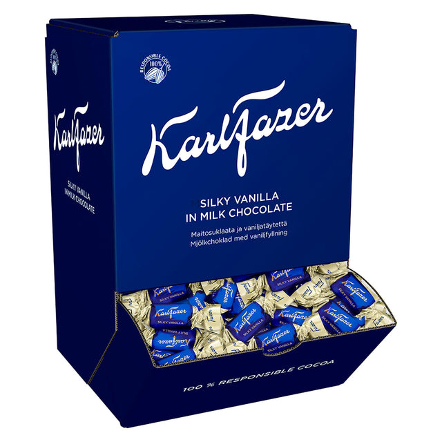 Karl Fazer Silky Vanilla suklaakonvehti 3kg - Fazer Store