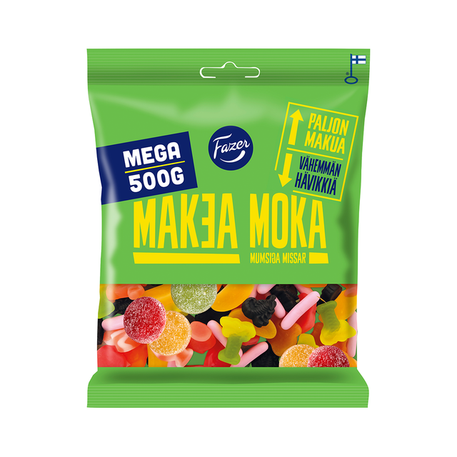 Makea Mega Moka karkkipussi 500g - Fazer Store