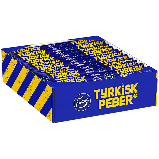 Tyrkisk Peber lakritsi 20 g - Fazer Store FI