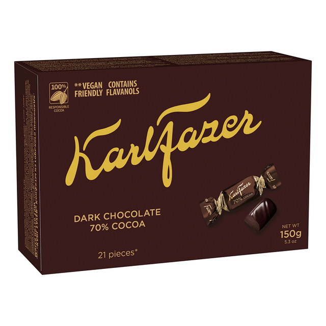 Karl Fazer Dark 70% tumma suklaa 150g - Fazer Store