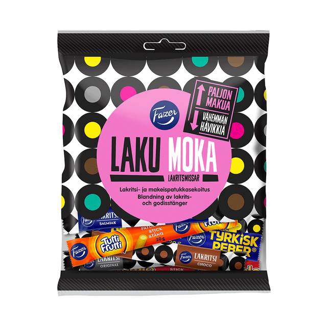 Laku Moka 420g karkkipussi - Fazer Store