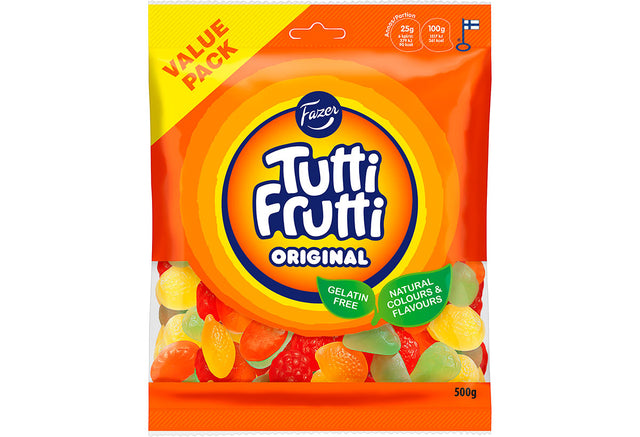 Tutti Frutti Original 500 g VALUE PACK - Fazer Store