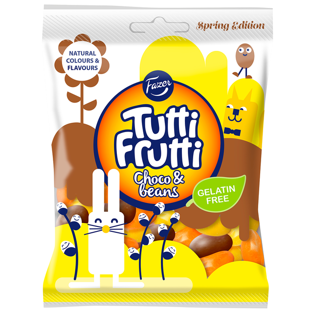 Tutti Frutti Choco Beans 120 g - Fazer Candy Store