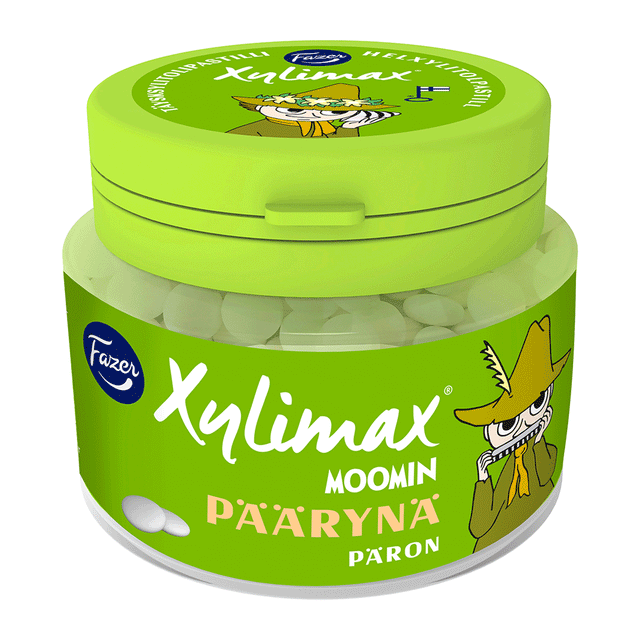 Xylimax Moomin Päärynäpastilli 90 g - Fazer Store
