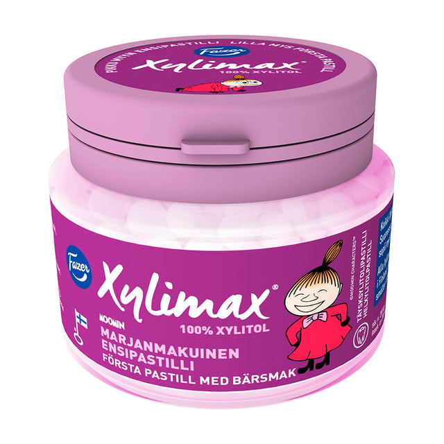 Xylimax Pikku Myyn marjanmakuinen täysksylitolipastilli 85 g - Fazer Store